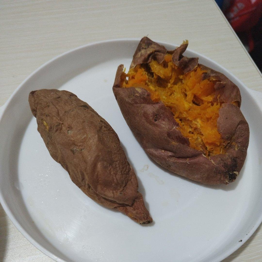 零失败微波炉烤红薯