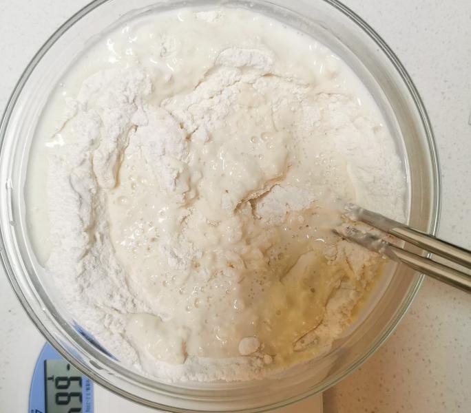 纯奶手撕吐司的做法 步骤1