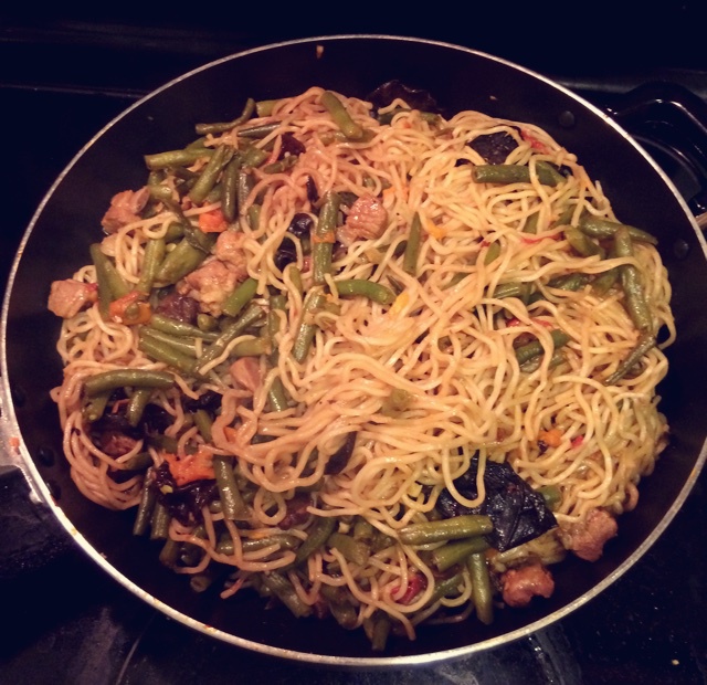 排骨豆角焖面
