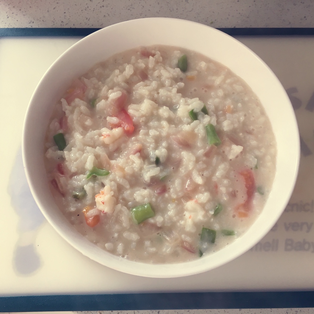 简单家常版意大利大虾烩饭