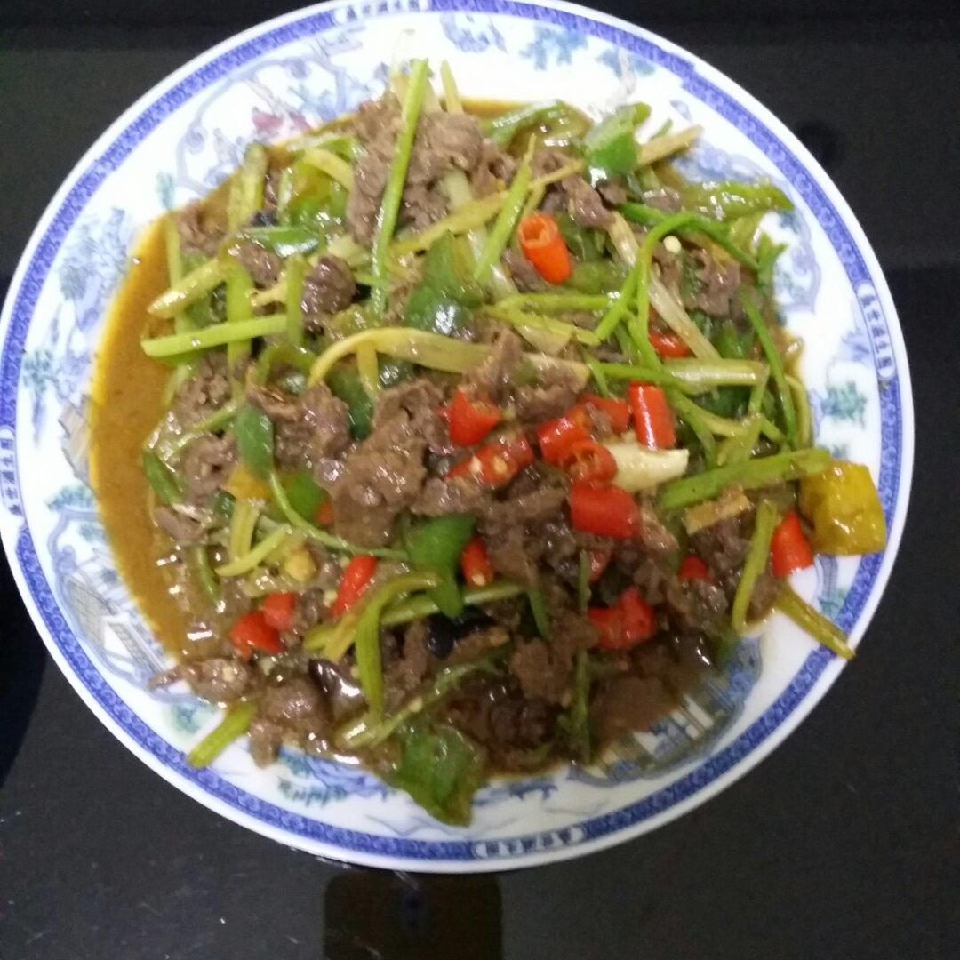 家常小炒黄牛肉