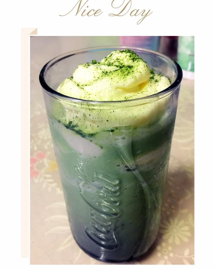 diy星巴克抹茶星乐冰