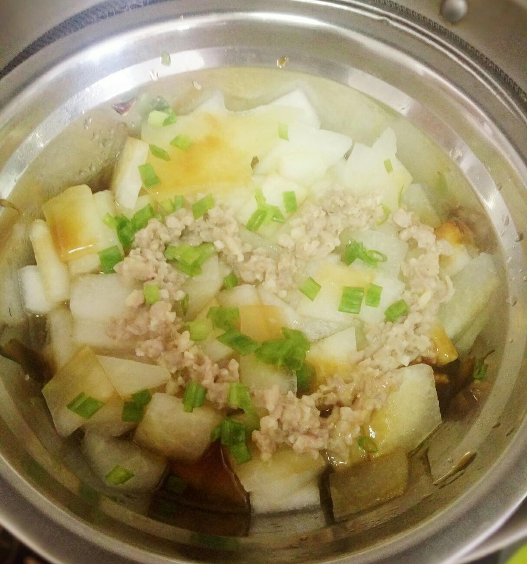 肉末蒸冬瓜