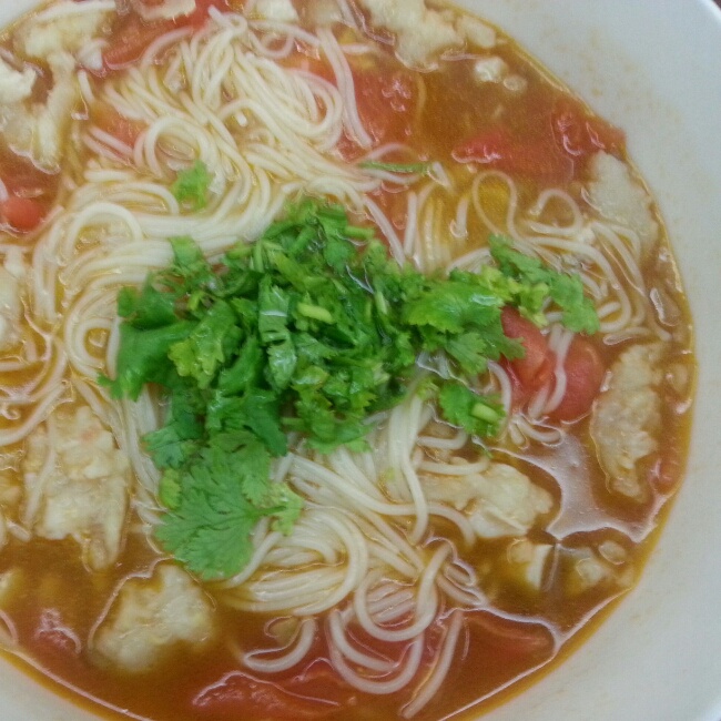 花蛤丝瓜煮粉干