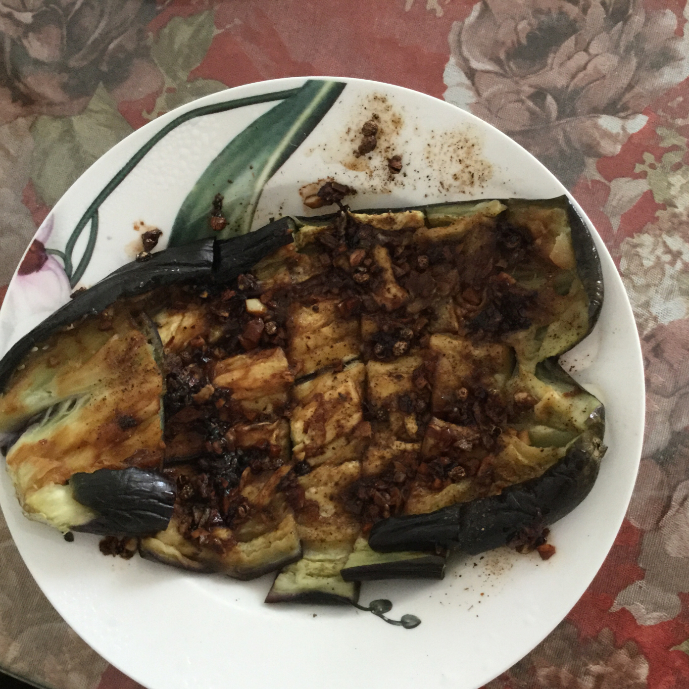 微波炉做出街头烧烤风的茄子