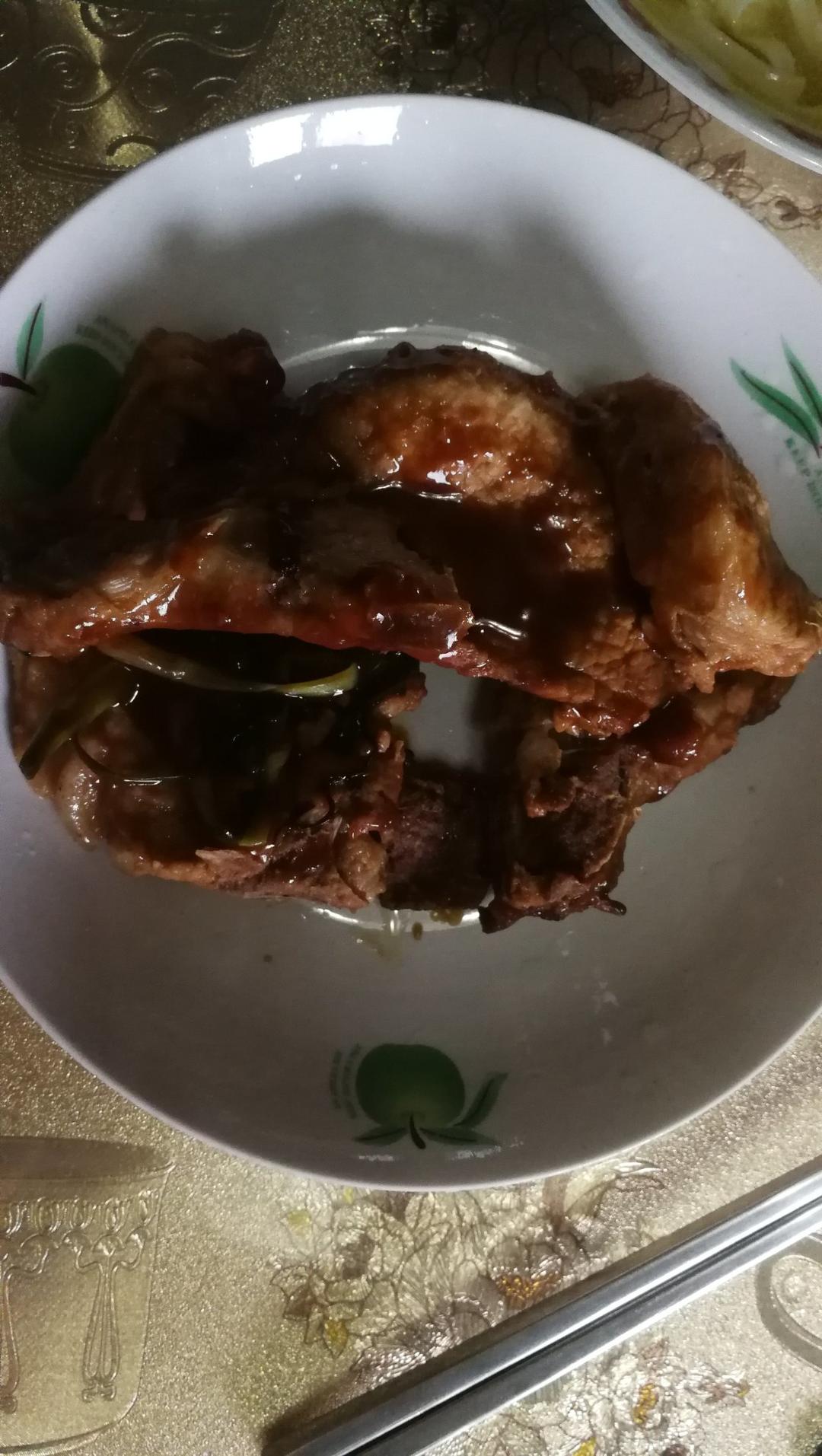 葱烧大排