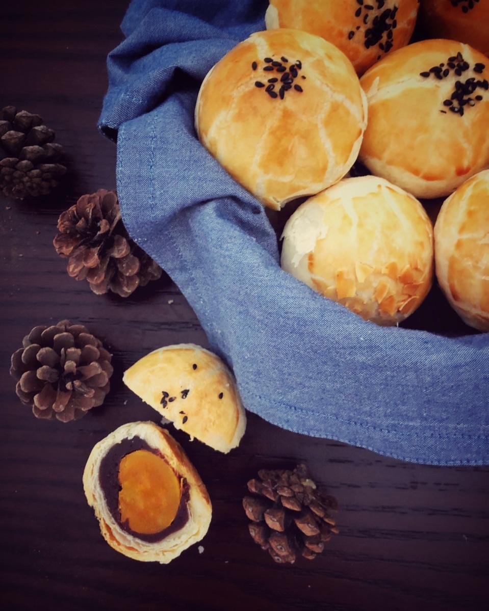 蛋黄酥，手工蛋黄酥