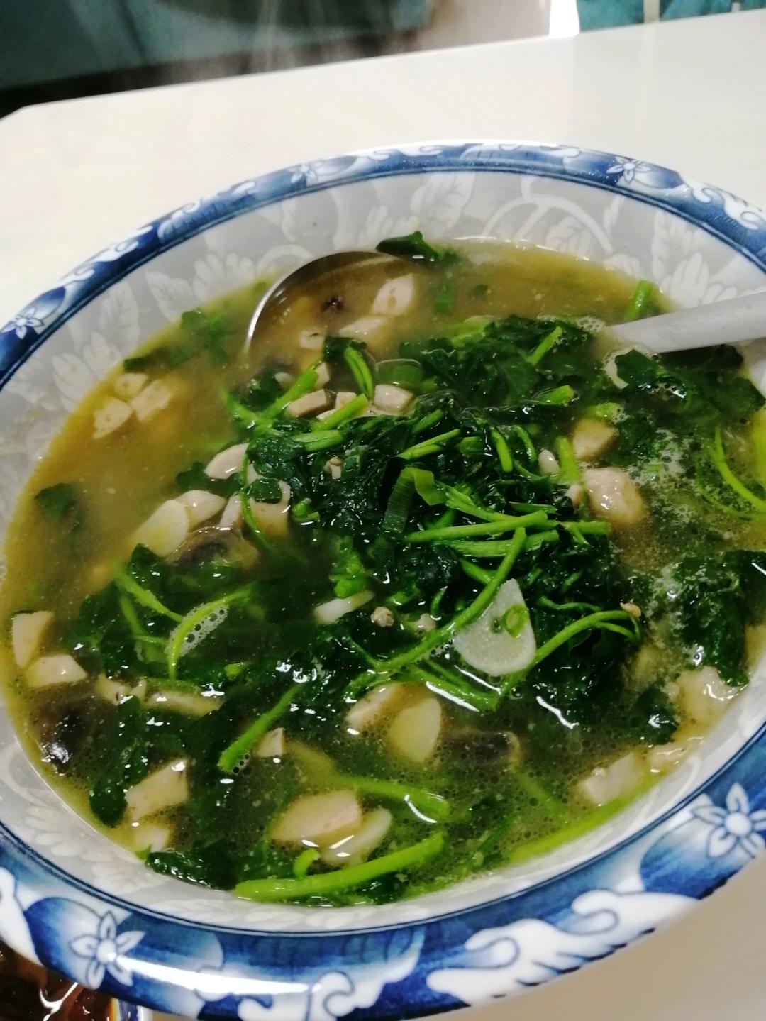 万能上汤做出来的西洋菜