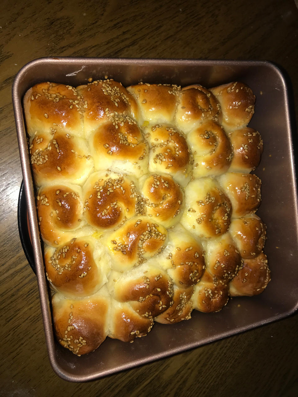 脆底蜂蜜小面包