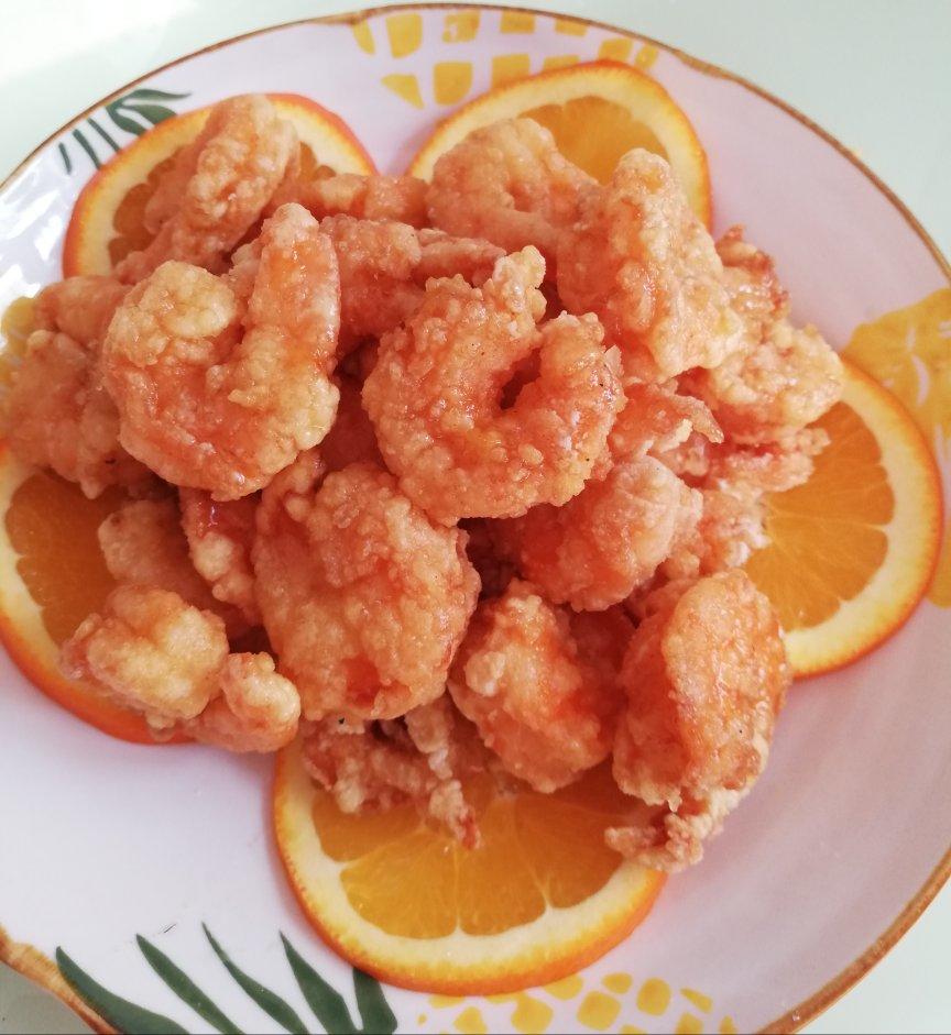 欢喜做年菜：鲜橙腰果沙拉酥虾