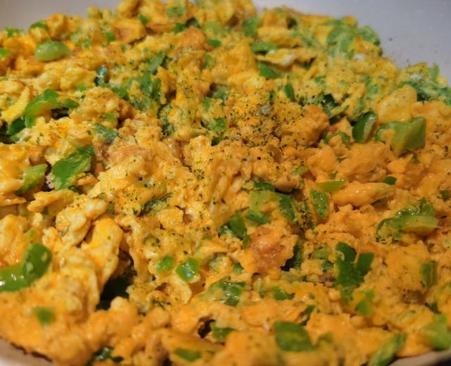 10分钟搞定的快手菜：青椒炒鸭蛋的做法