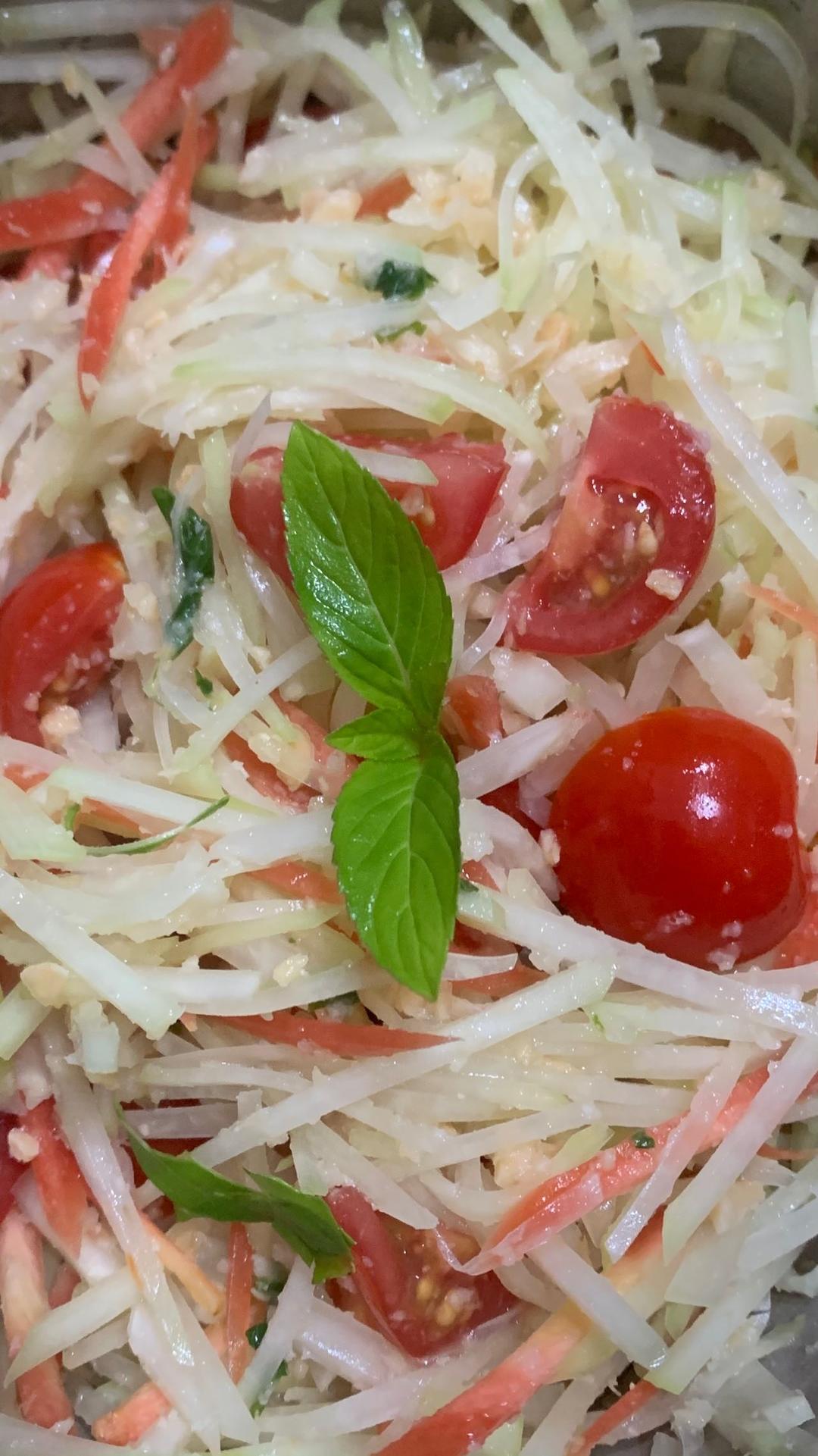 夏日清爽泰式青木瓜沙拉