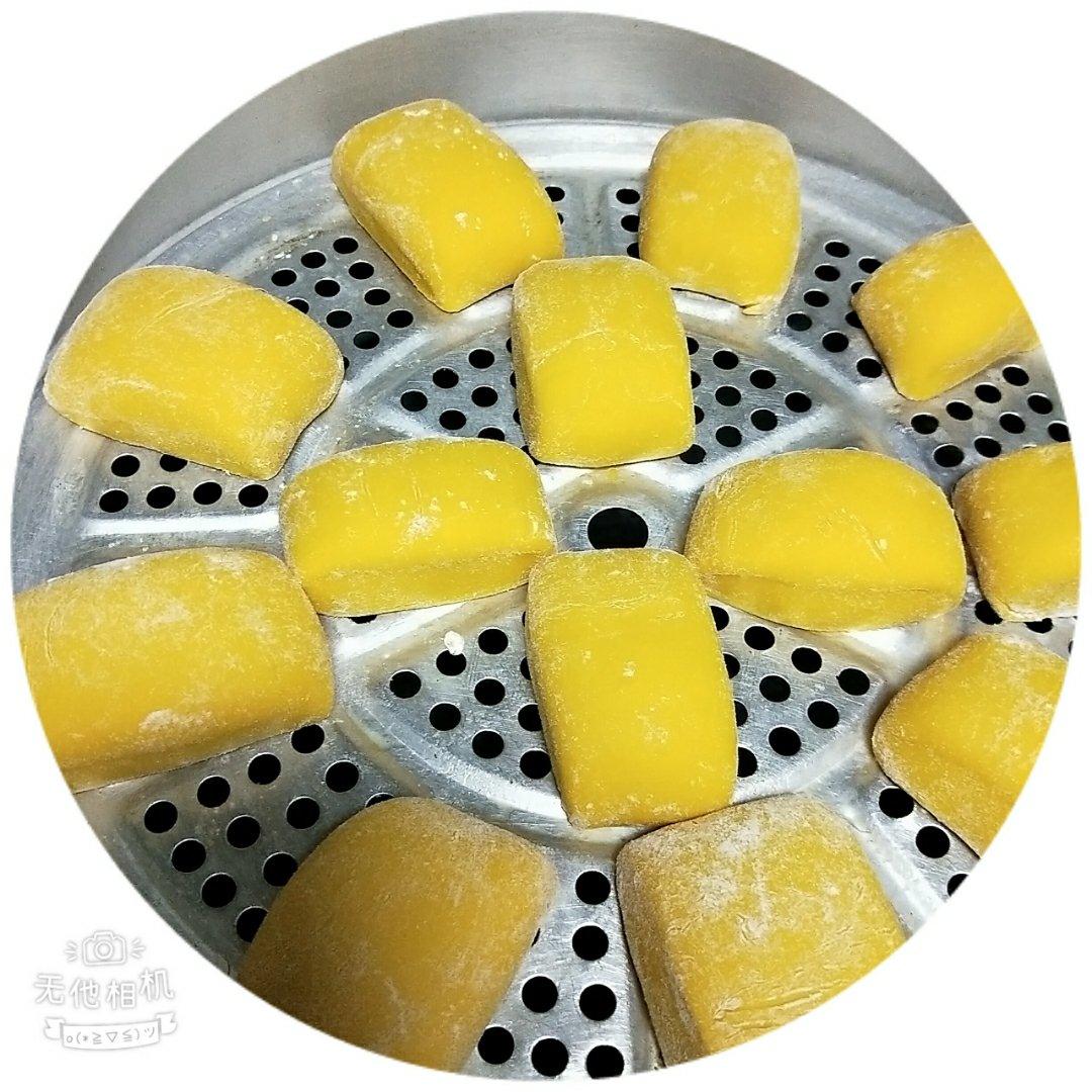 超简单只需一发不放一滴水、弹性超好的黄金南瓜馒头（记录方子），附边角料的整形
