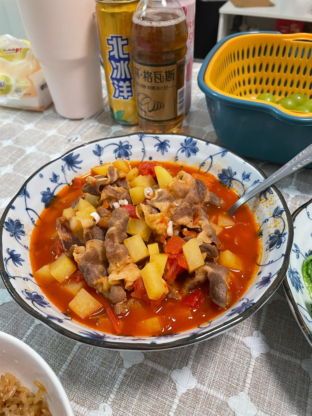 超开胃的番茄土豆肥牛汤‼️下米饭无敌了