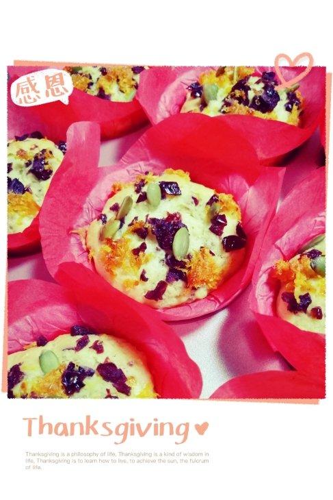 蔓越莓麦芬蛋糕