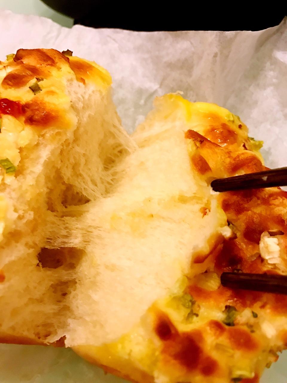 碧波眉儿做的葱香芝士面包