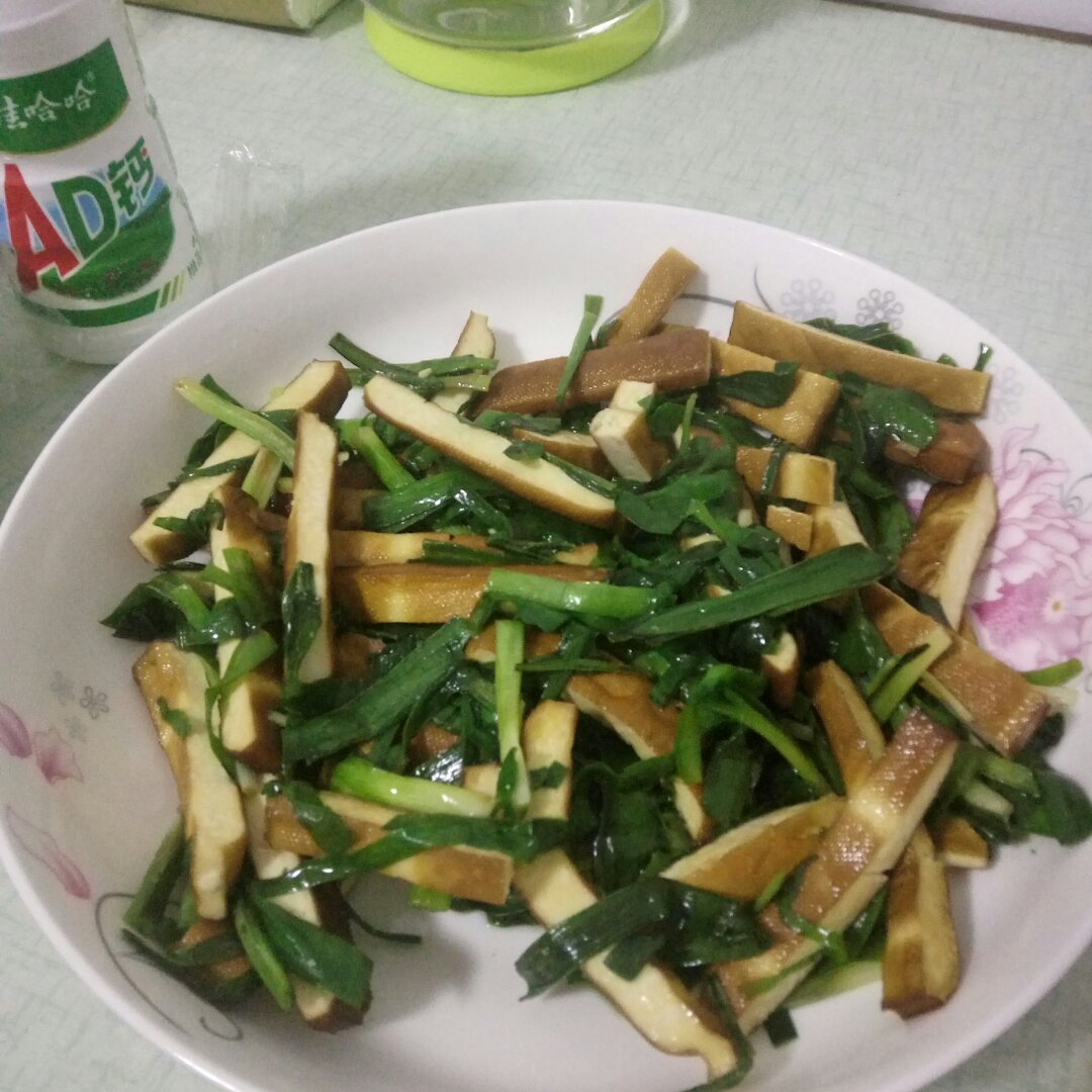 韭菜炒香干