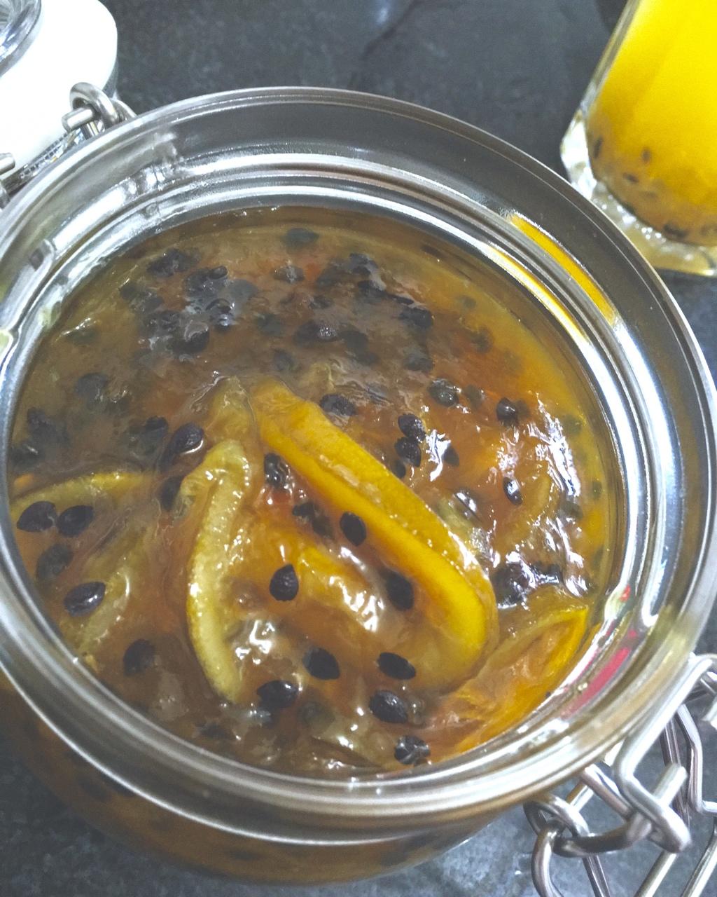 百香果柠檬膏