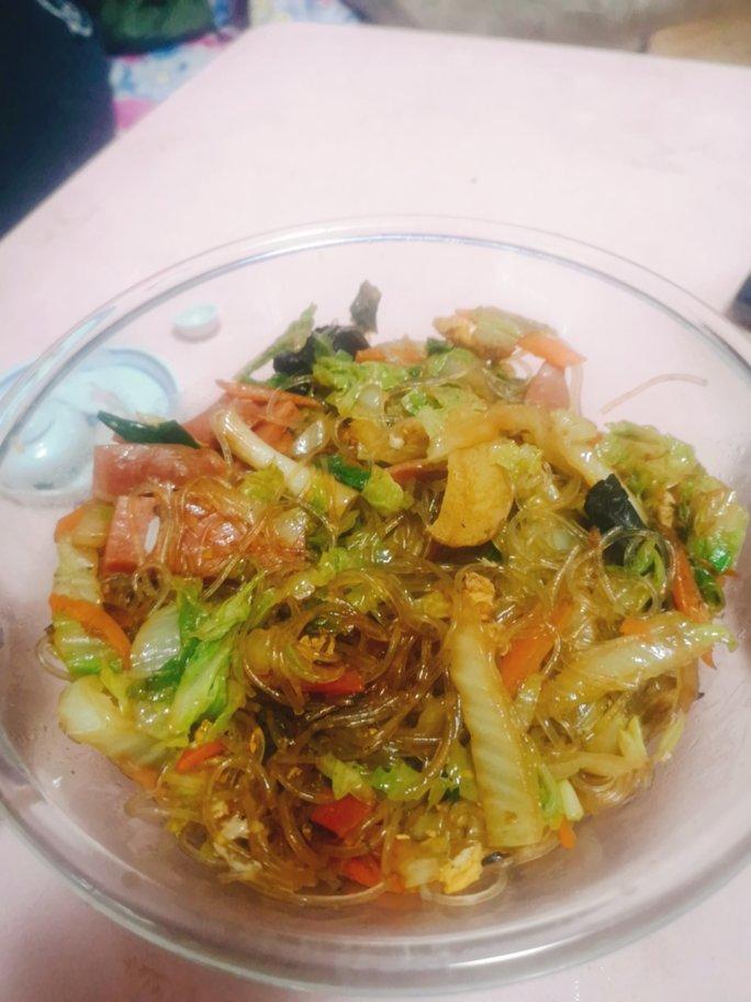 大白菜炒粉丝