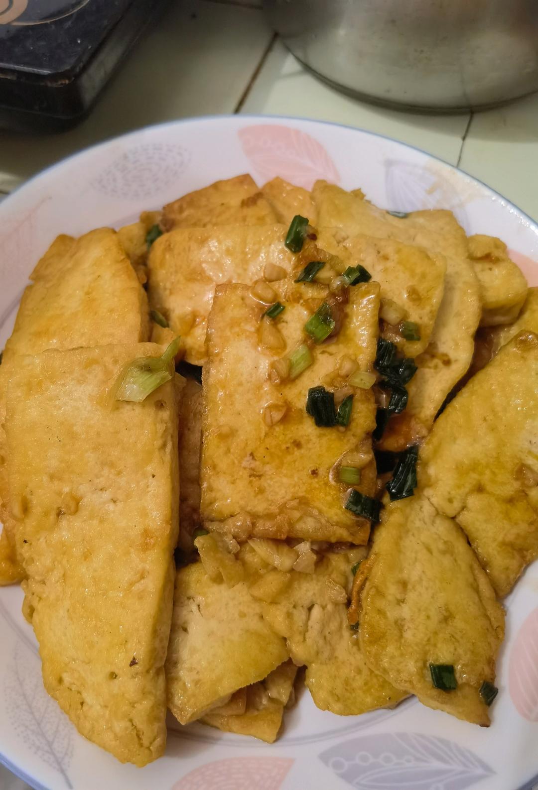 蒜香煎豆腐 炒鸡无敌美味