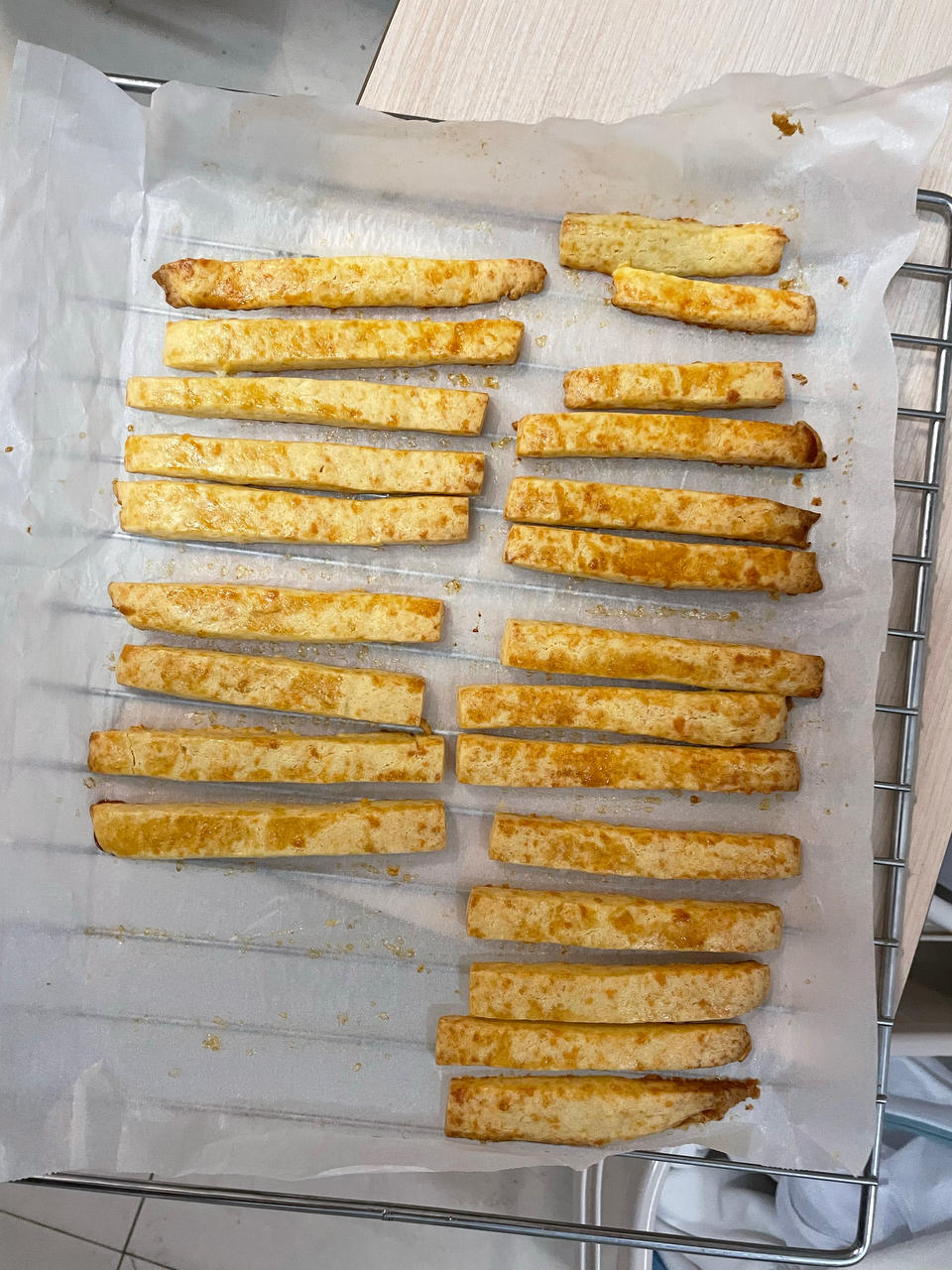 马苏里拉芝士条饼干