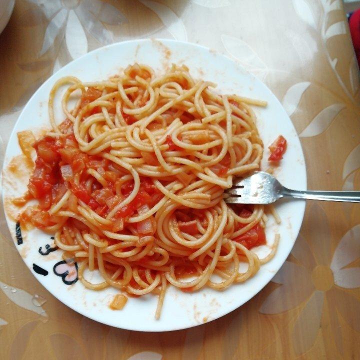 番茄意大利面