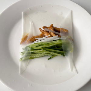 低卡掉秤减脂🍃黄瓜鸡胸肉越南春卷的做法 步骤8