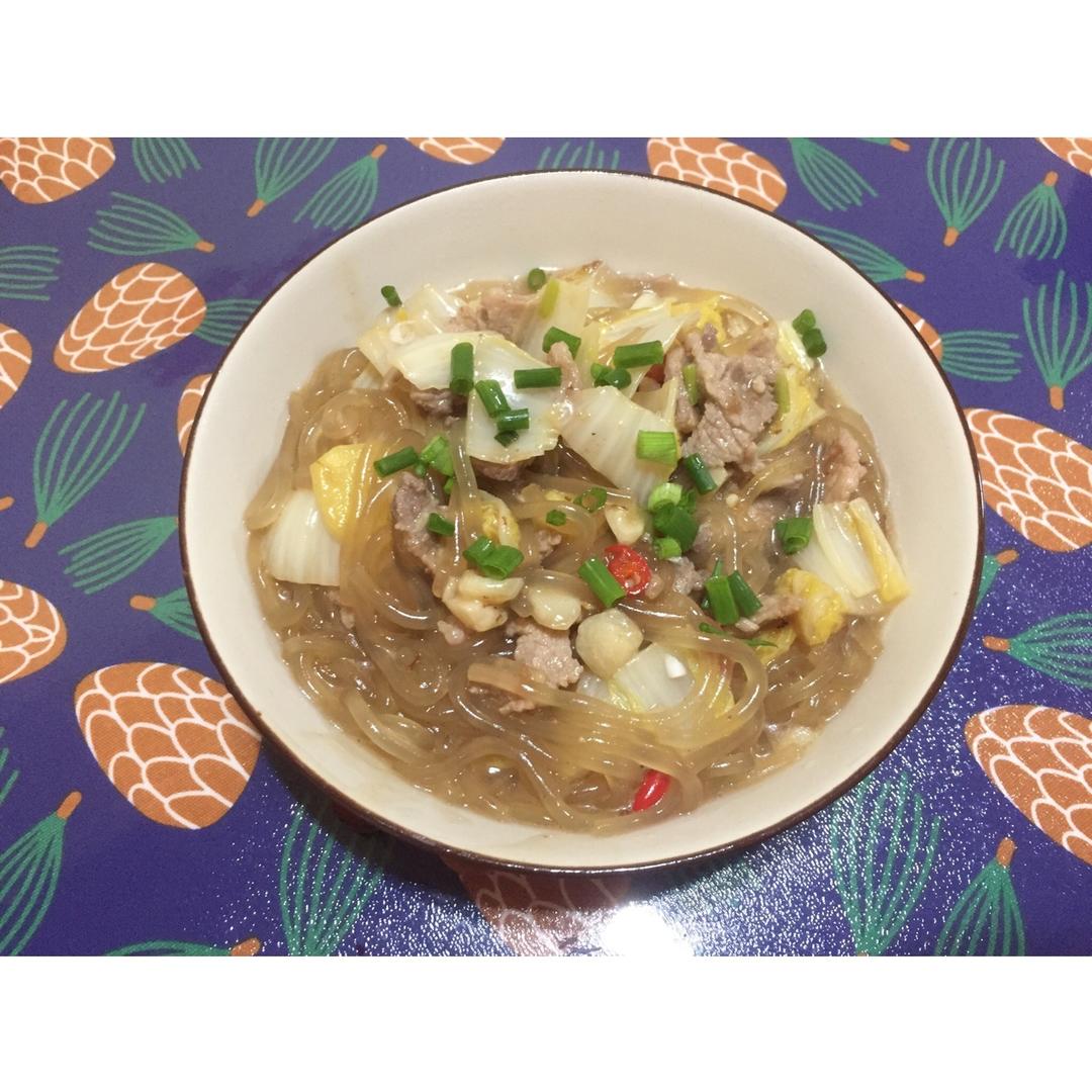 猪肉白菜炖粉条