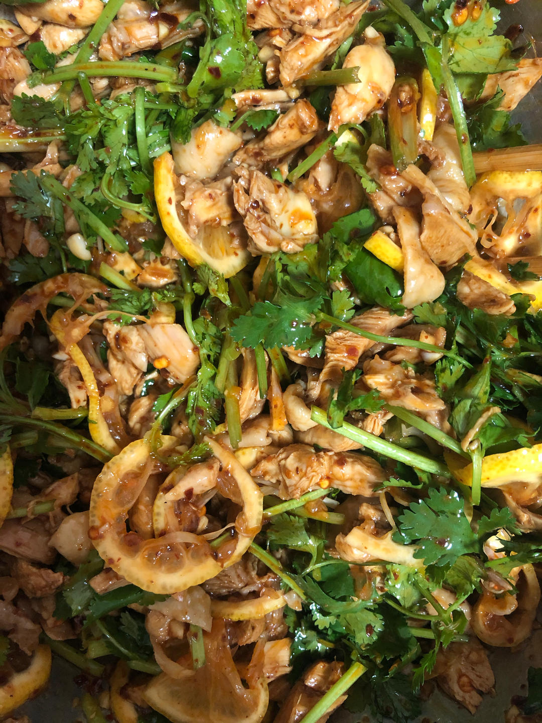 凉拌柠檬鸡腿肉