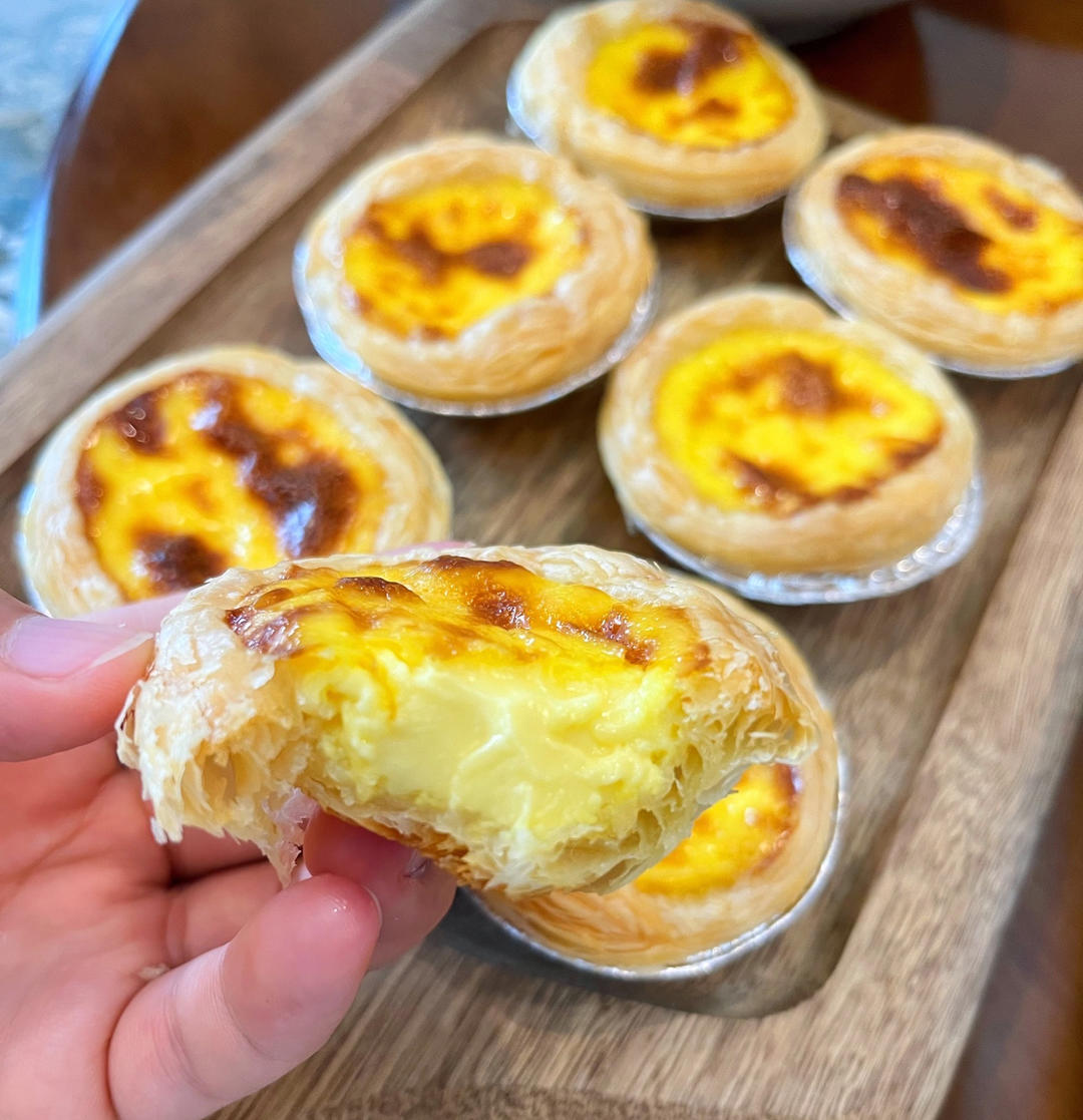超嫩滑的葡式蛋挞(全蛋版)新手友好『秒杀KFC』