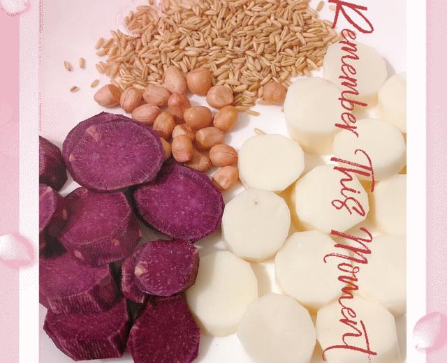 紫薯山药豆浆（破壁机简版）