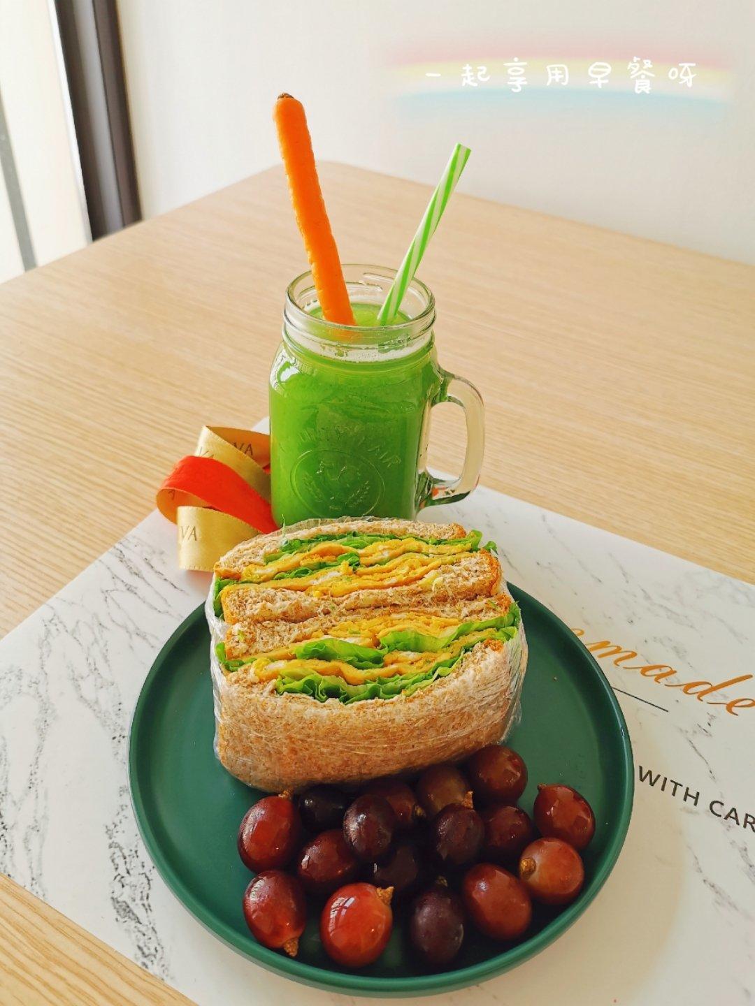 如何做超厚的沼三明治~详细tip！牛油果鸡蛋午餐肉三明治~