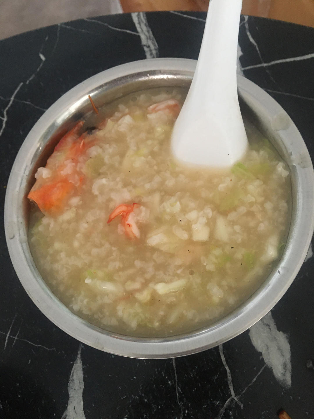 鲜虾砂锅粥