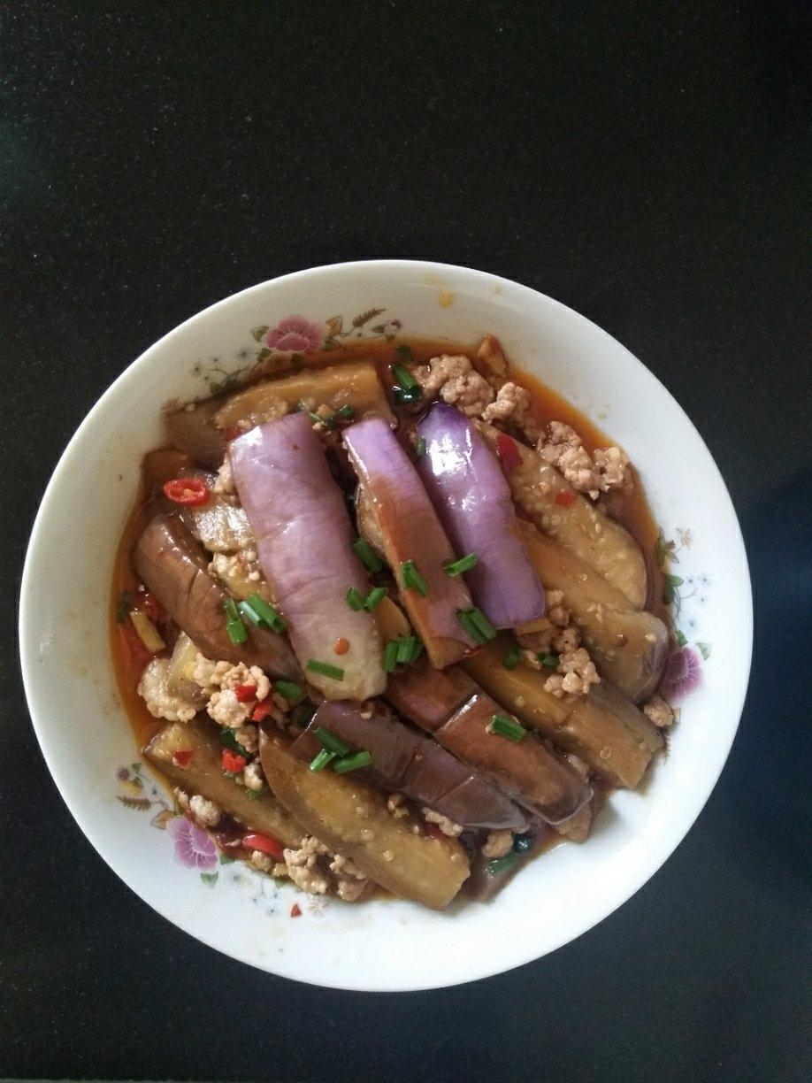 红烧肉沫茄子