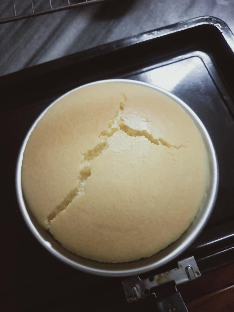 6寸戚风蛋糕胚 不回缩不塌陷0失败