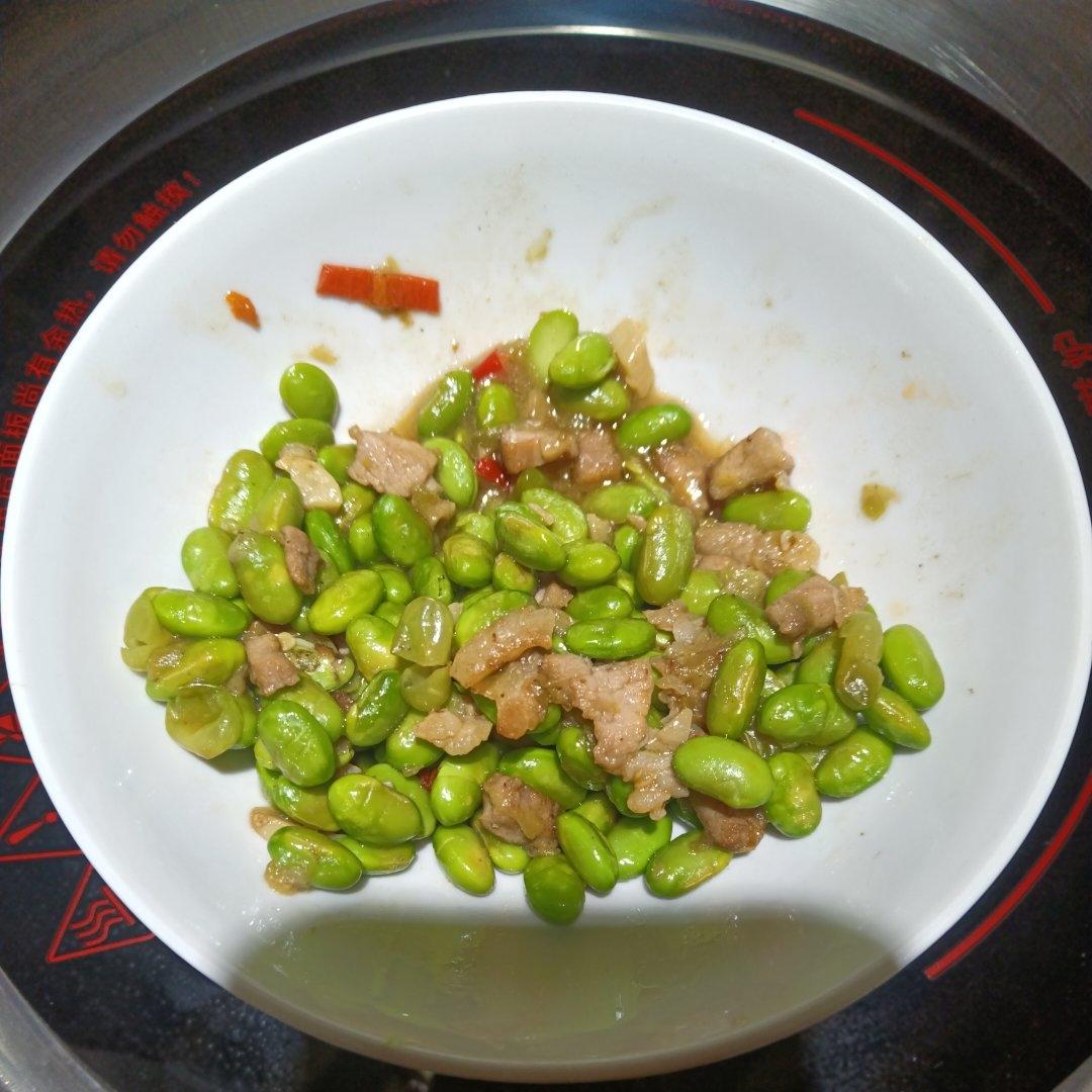 毛豆炒肉