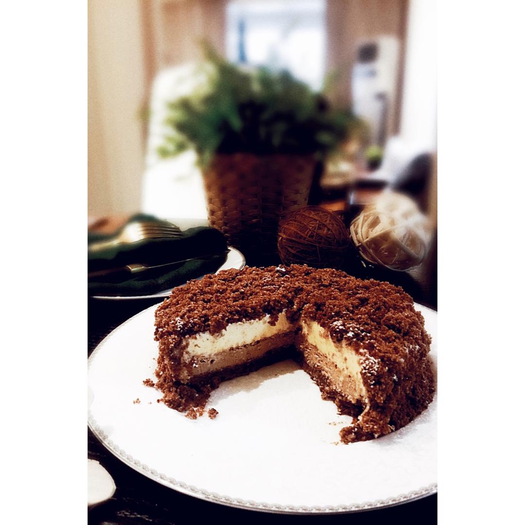 <LeTao> 巧克力双层芝士蛋糕配方大公开！！