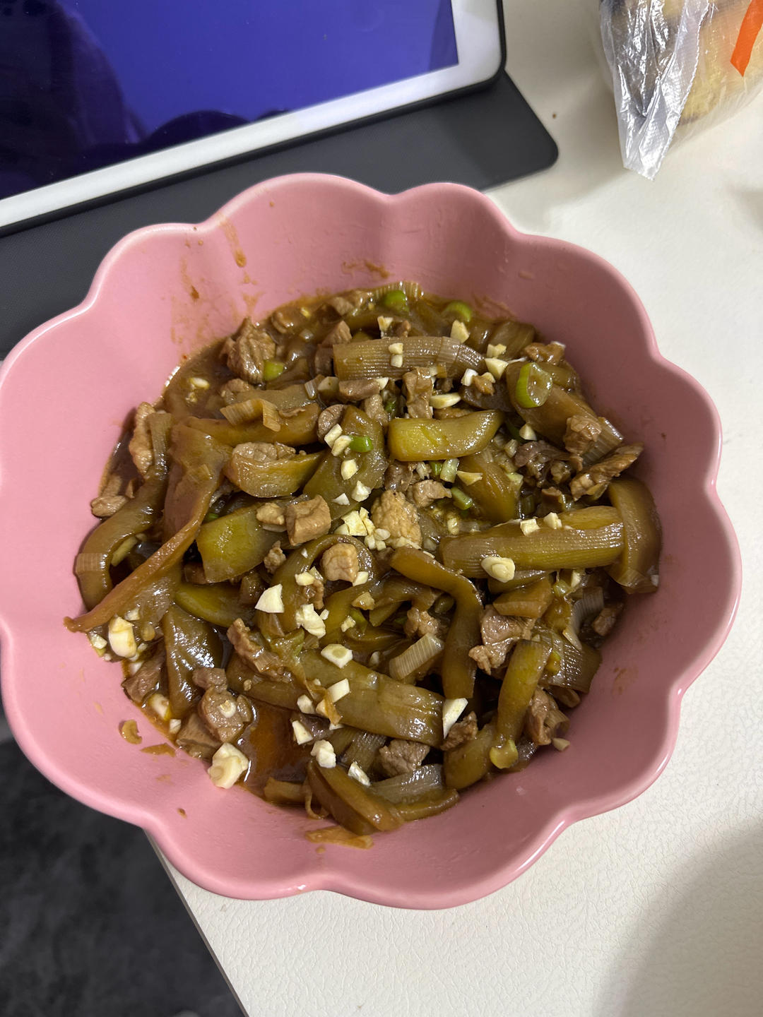 超级下饭酱香味肉末茄子