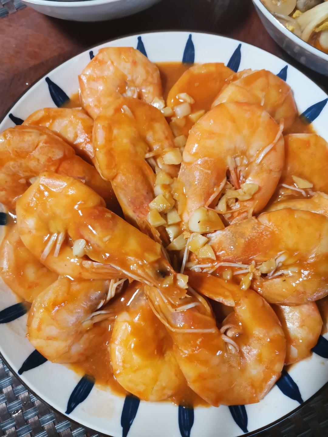 十分钟做好吃的红烧大虾
