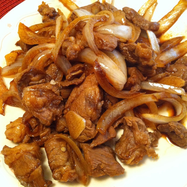 葱爆羊肉