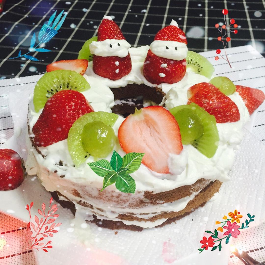 圣诞呆萌裸蛋糕