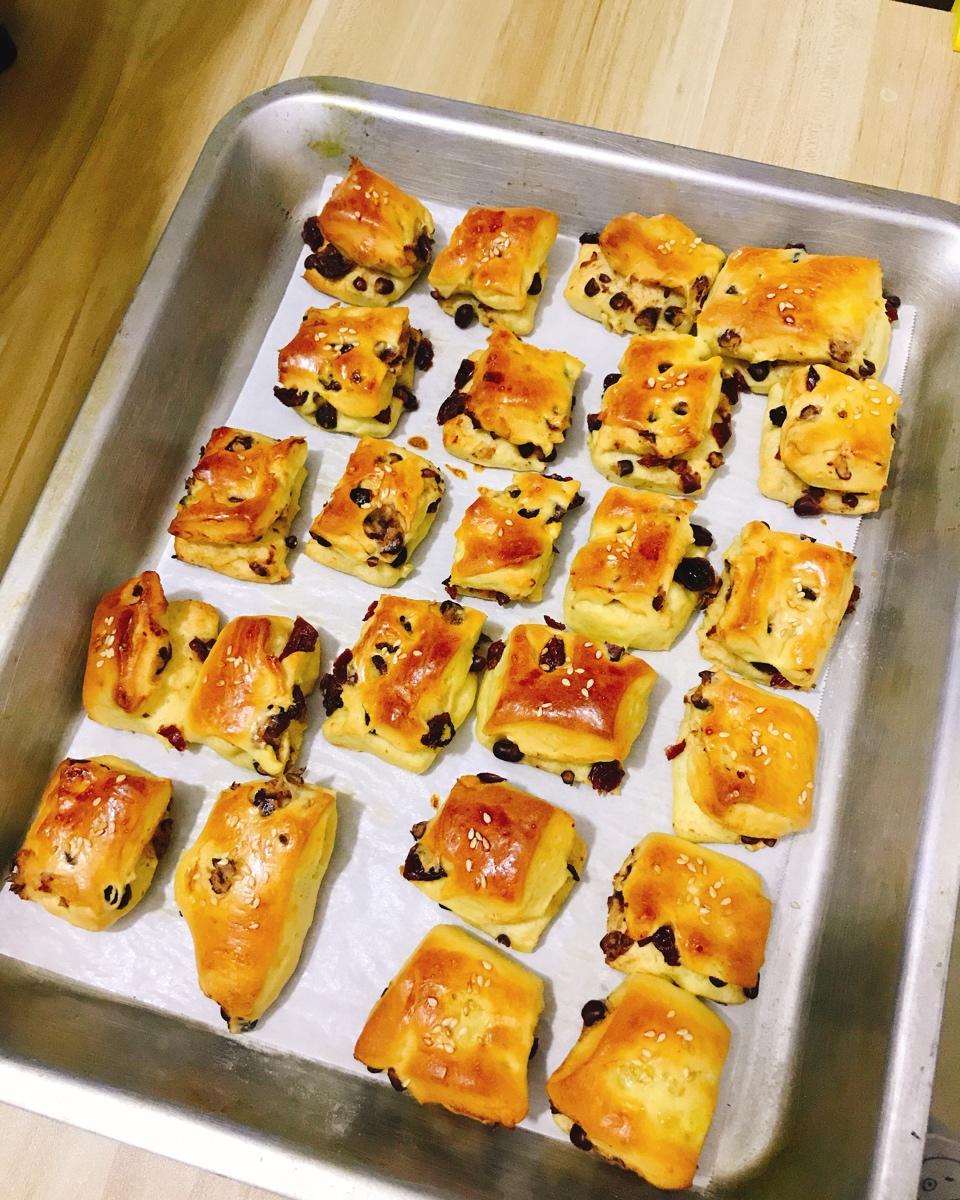 蔓越莓优格小面包块