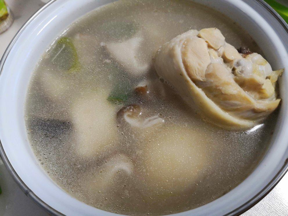 香菇炖鸡腿