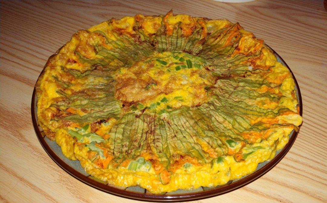 南瓜花煎蛋