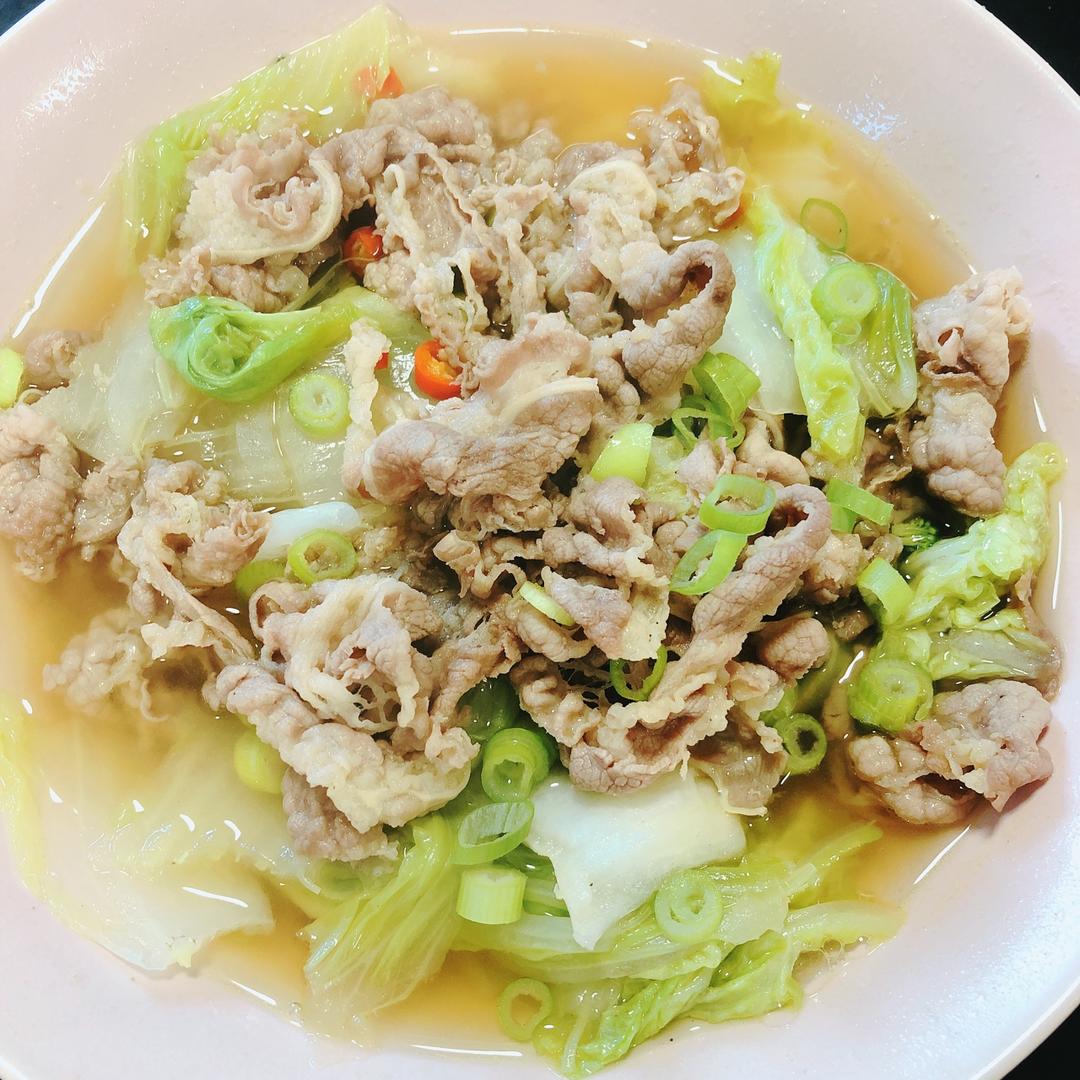 肥牛白菜汤