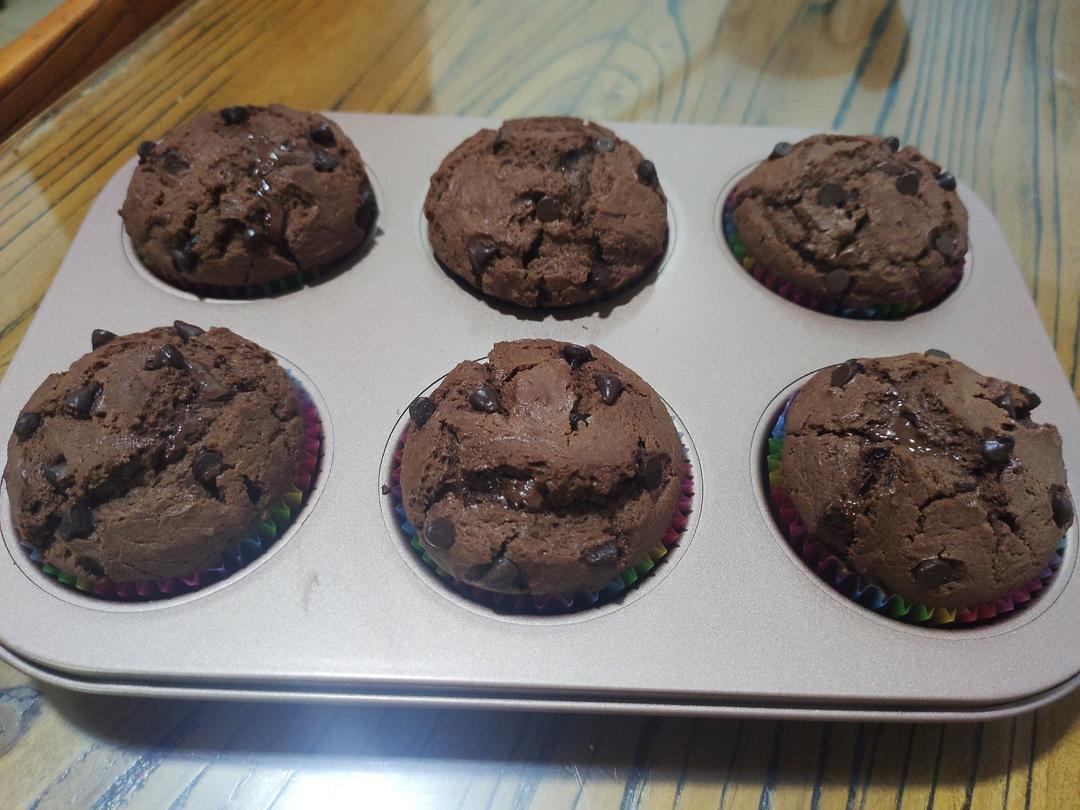 蘑菇头巧克力麦芬