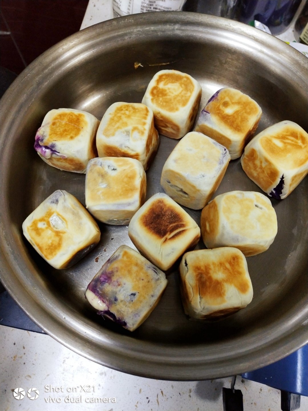 网红爆浆紫薯仙豆糕(低卡版)超长拉丝