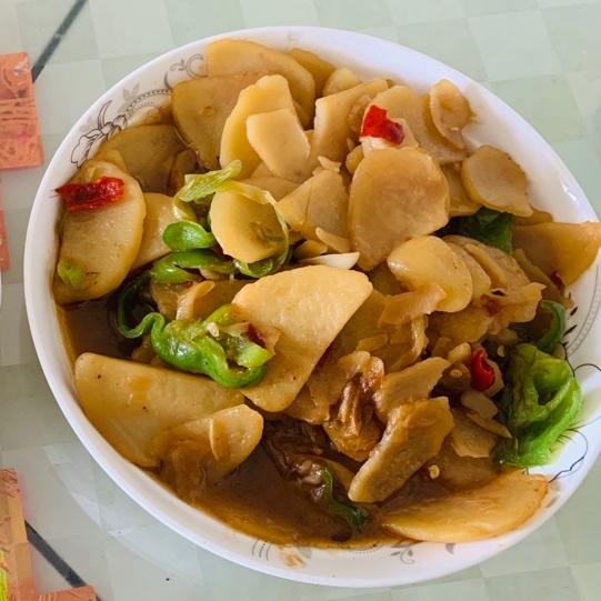 家常炒土豆片