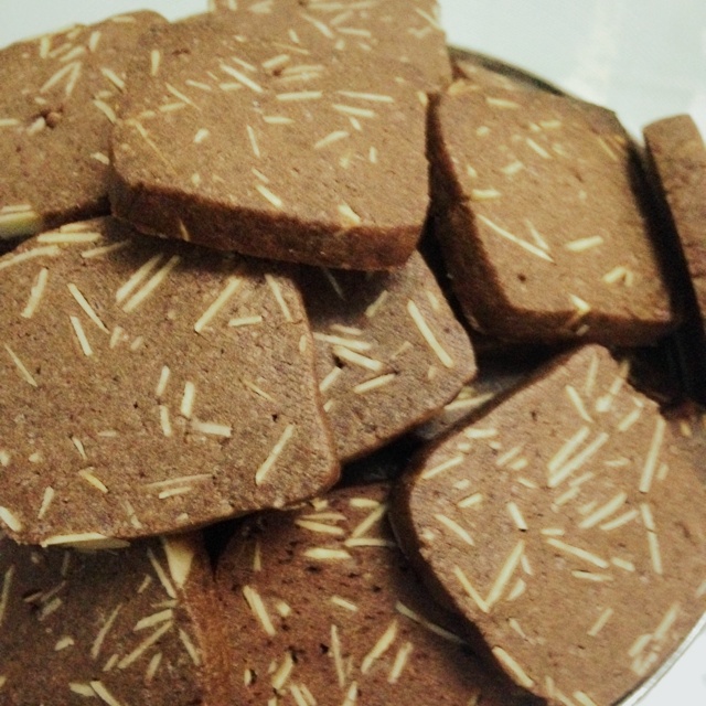 巧克力杏仁饼干