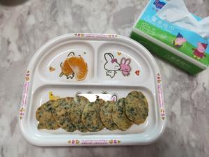 宝宝辅食——菠菜猪肝鸡蛋饼的做法 步骤10